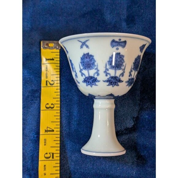 White portion stem cup. From the Qing Dynasty 1736-1795 - Picture 4 of 7